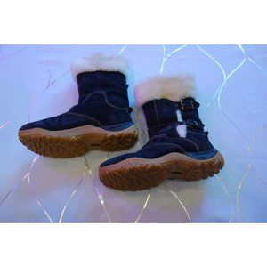 Salomon Lhasa suede snow boots, Contagrip 7.5